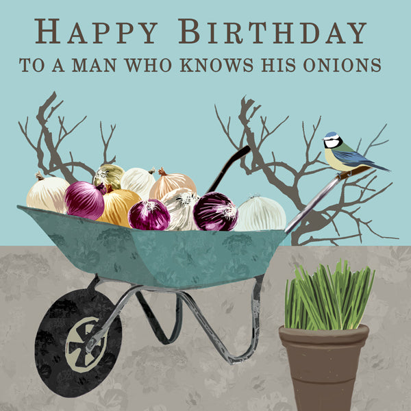 Funny Birthday Card for Male Gardener