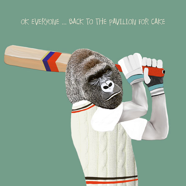 Birthday card for Cricket fan