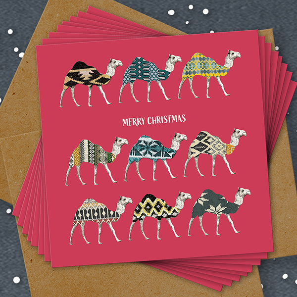 Christmas Camels - Pack of 8