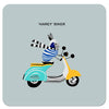 'Harey' Biker Coaster