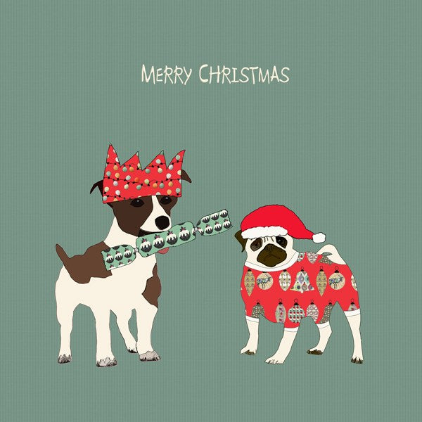 Festive Dogs Christmas Card