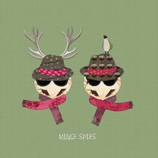 Mince Spies Christmas Card