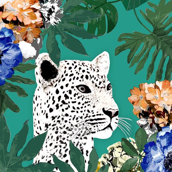 Leopard &amp; Floral Card for all Occasions