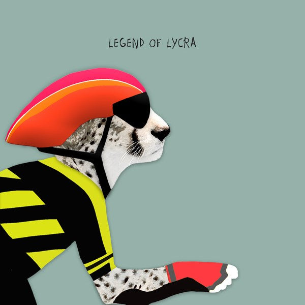 Birthday card for Cyclist ... Legend of Lycra