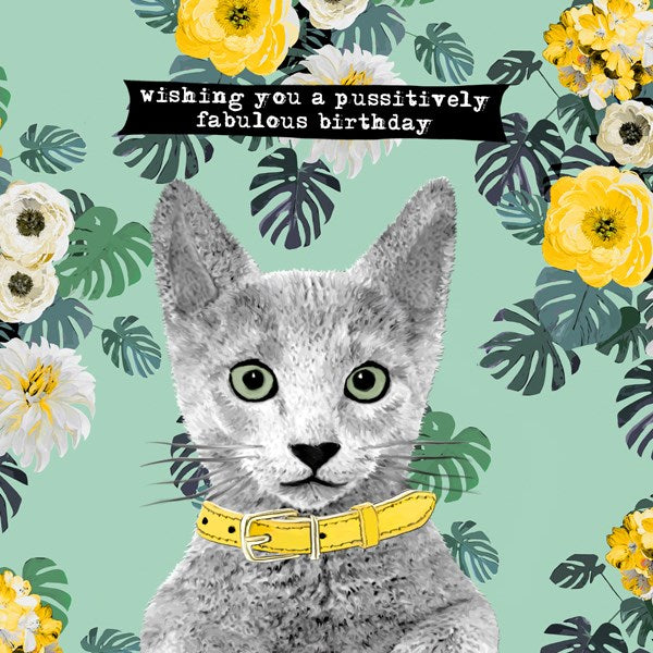 Birthday Card for Cat lover