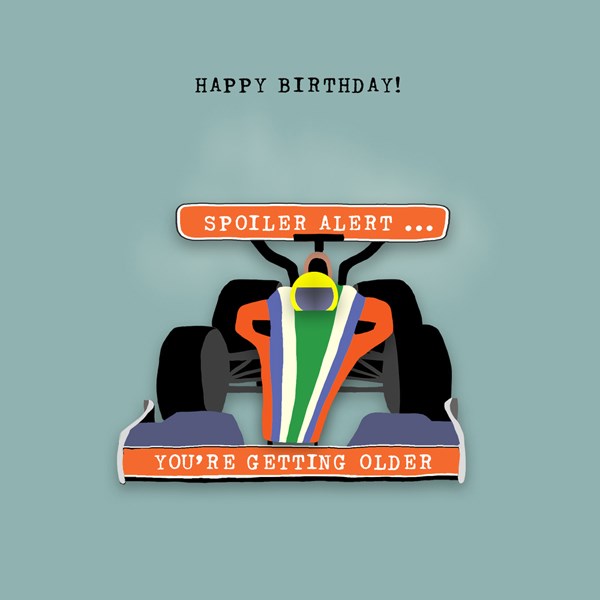 Birthday Card for F1 Fan