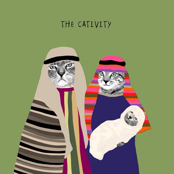 Cativity ... Funny Cat Nativity Card