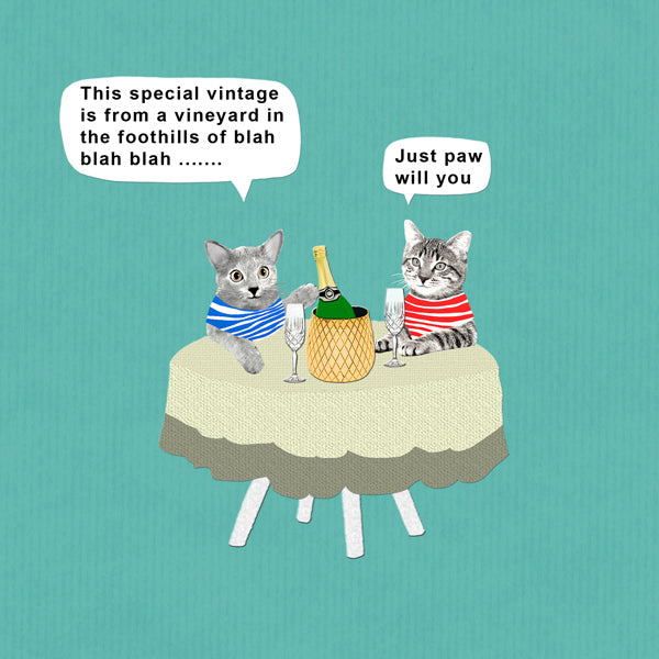Cats drinking champagne.