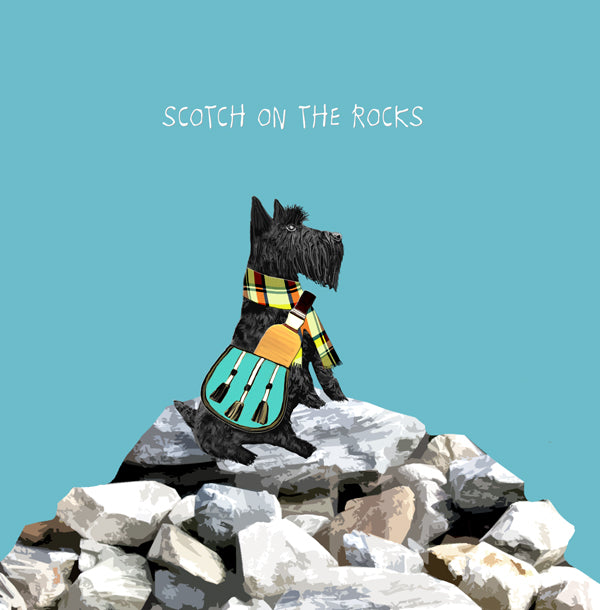 Scotch on the Rocks Card