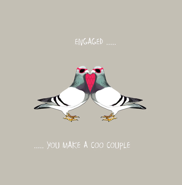 Engagement Card ... Coo Couple