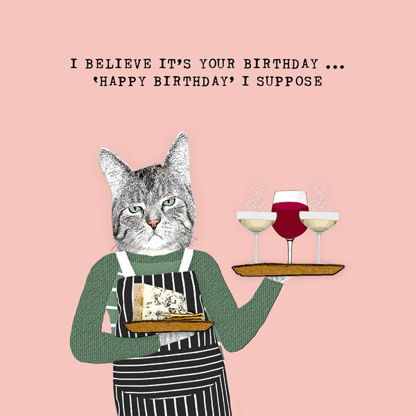 Funny Grumpy Cat Birthday Card