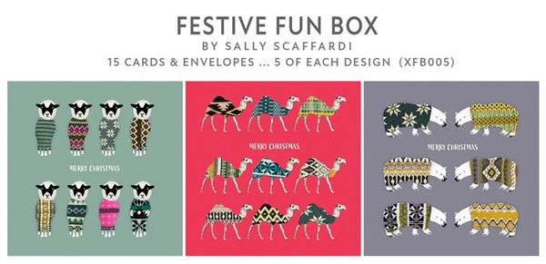 Animals in Jumpers Festive Fun Box