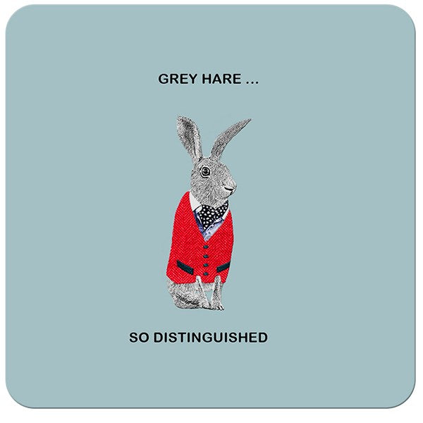 Grey Hare Coaster