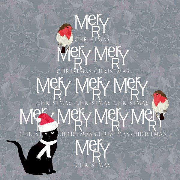 Cat Christmas Card