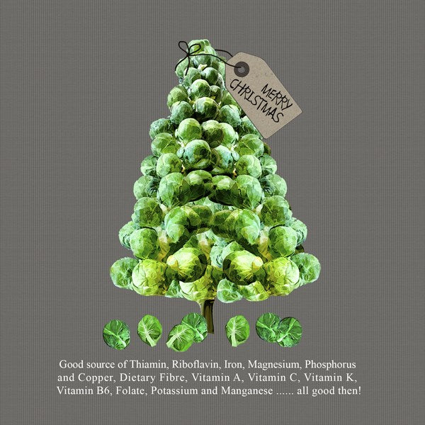 Funny Sprout Christmas Card