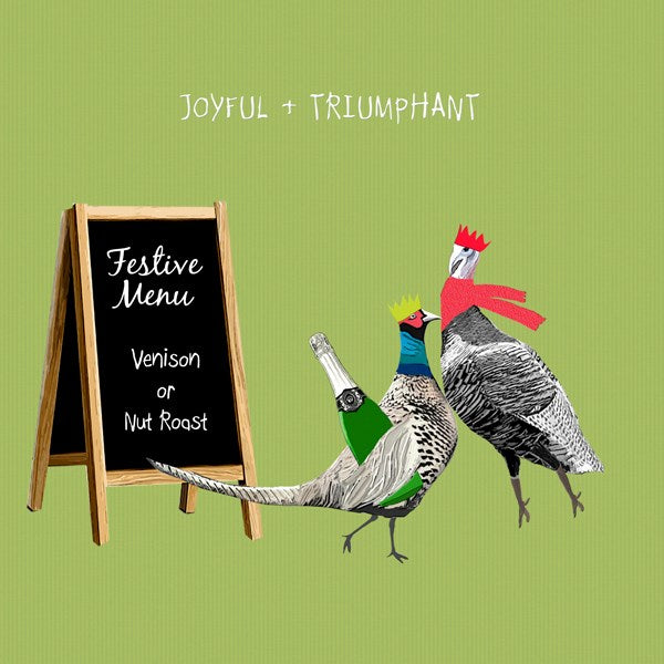 Joyful Birds Christmas Card