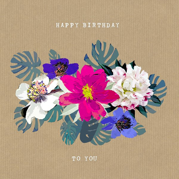 Floral Birthday card