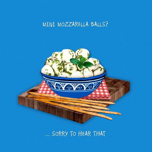 Mini Mozzarella Balls card