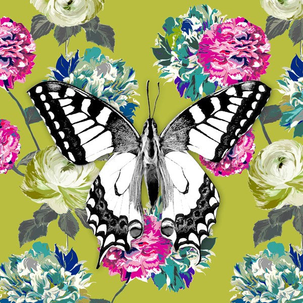 Butterfly and Flowers Card for all Occasions