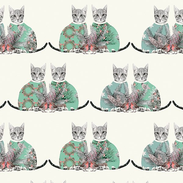 Festive Cats Gift Wrap