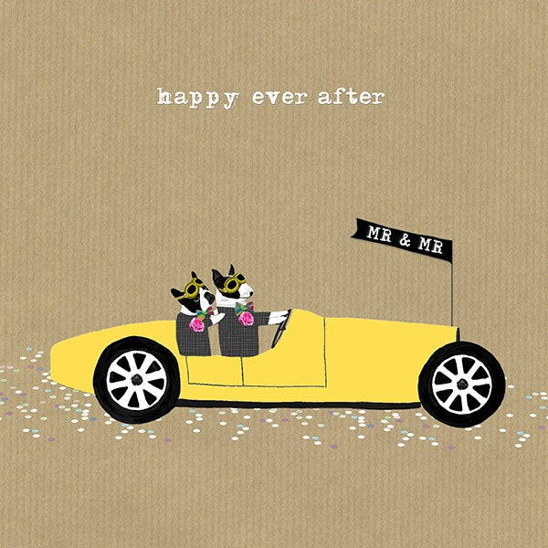 Gay Happy Ever After Wedding Card (Mr &amp; Mr)