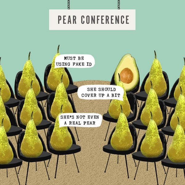 Funny Pear Card