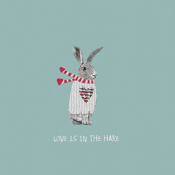 Love is in the hare card