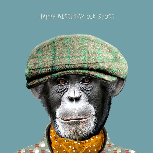 Old Sport Birthday Card