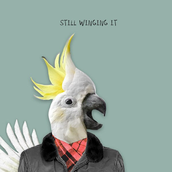 Still Winging it card