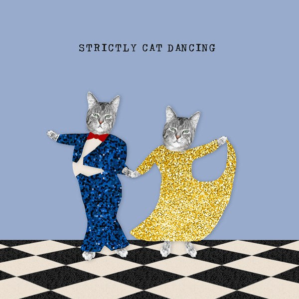 Strictly Cat Dancing card
