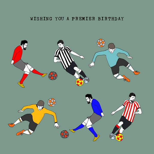 Birthday card for football fan