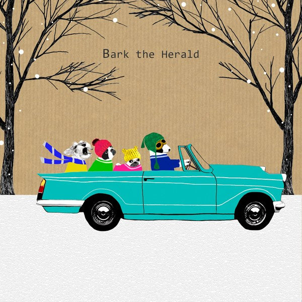 Bark the herald Christmas Card