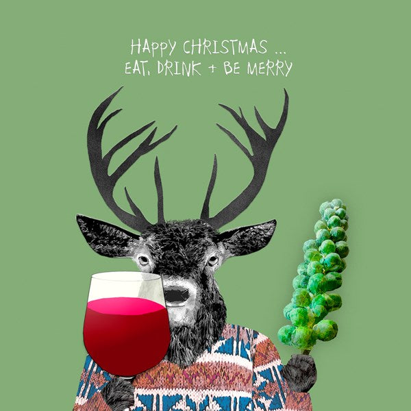 Eat Drink & Be Merry Card