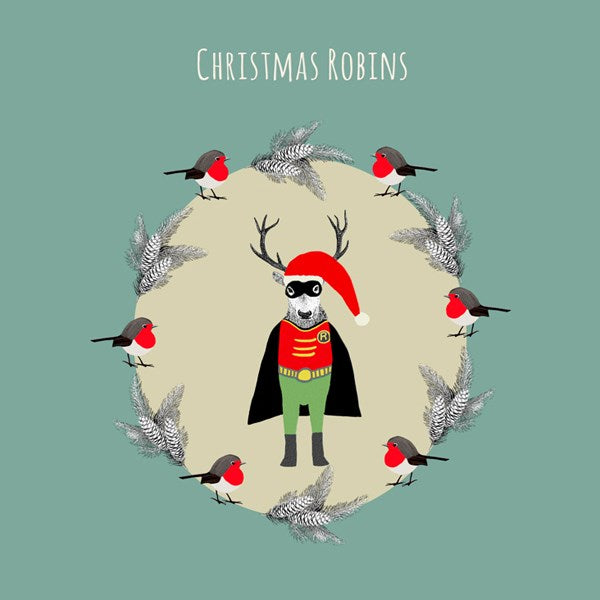 Funny Christmas Robins Card