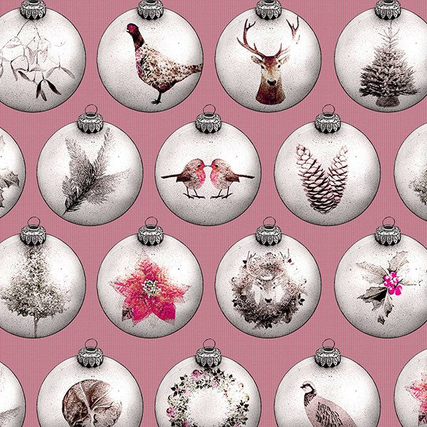 Decorative Baubles Christmas Cards