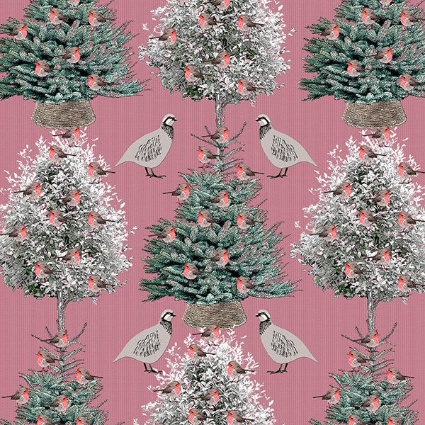 Birds and Trees Christmas Cards